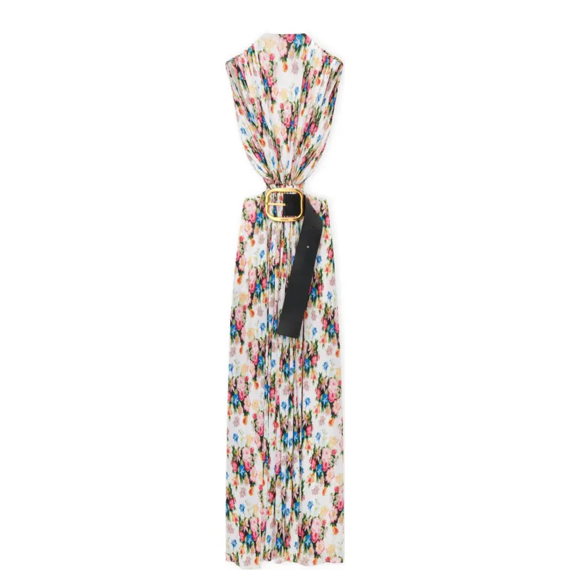 LOEWE FW24 Sleeveless Dress Women's Multicolor
