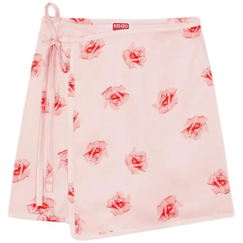 KENZO SS24 Casual Short Skirts Women's Pink