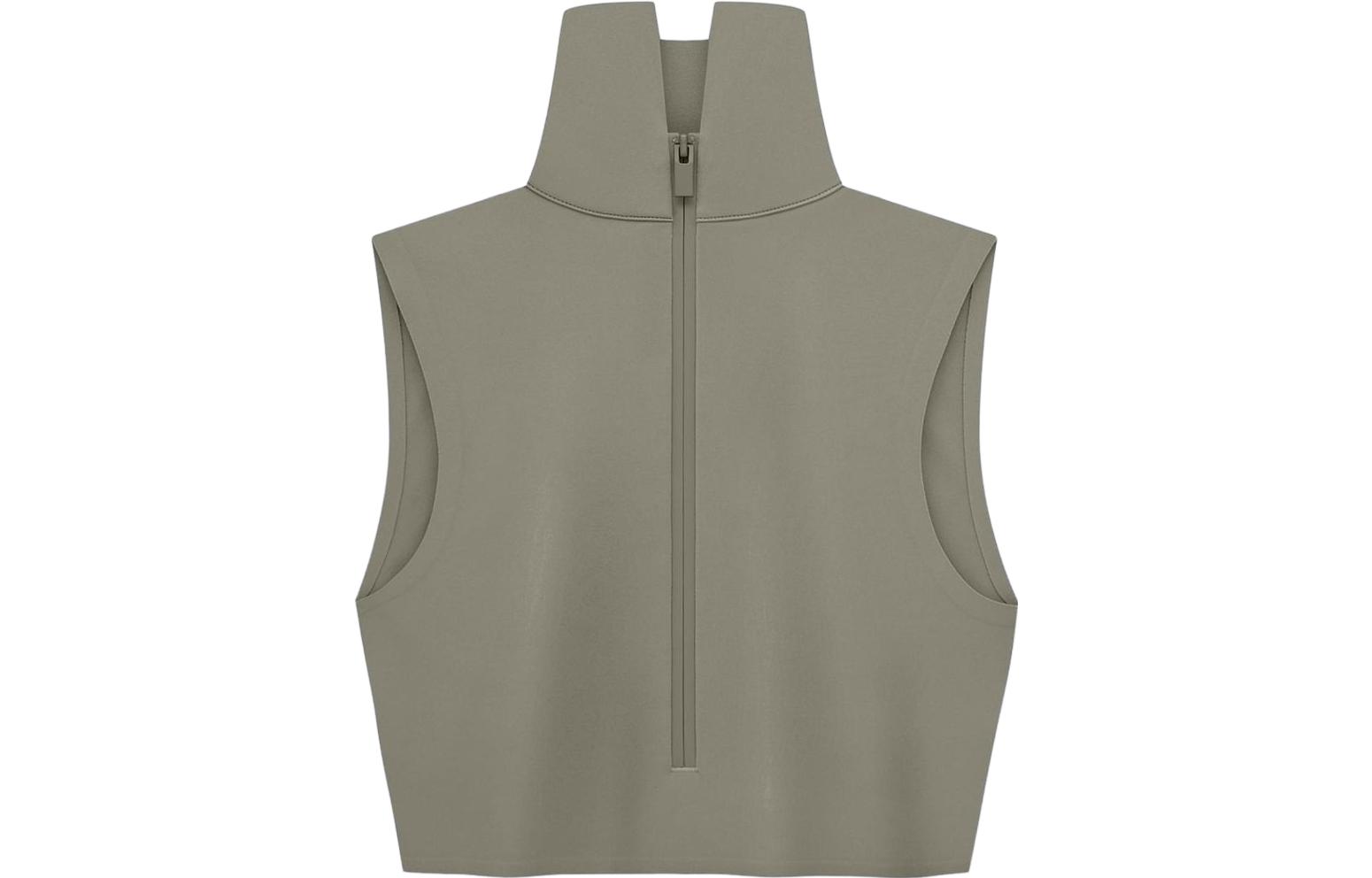 Fear Of God Athletics Women’s High Neck Crop Top Clay