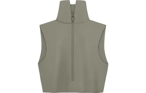 Fear Of God Athletics Women's High Neck Crop Top Clay