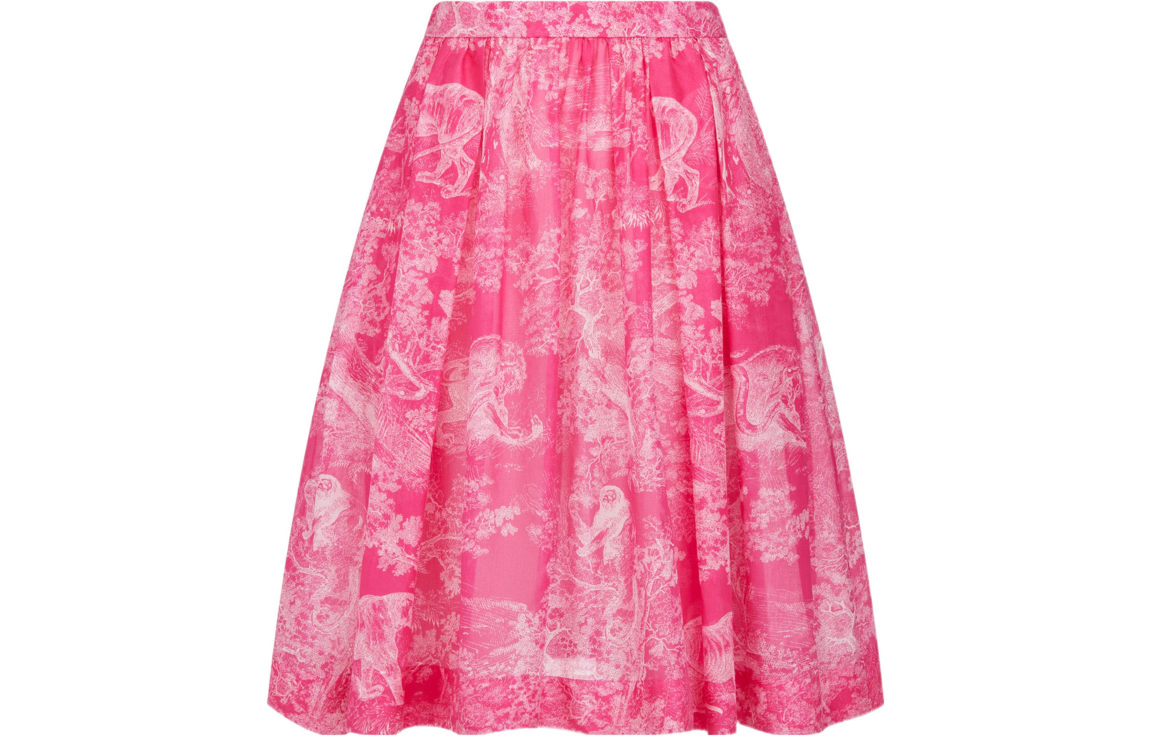 Женская юбка Dior (розовая)