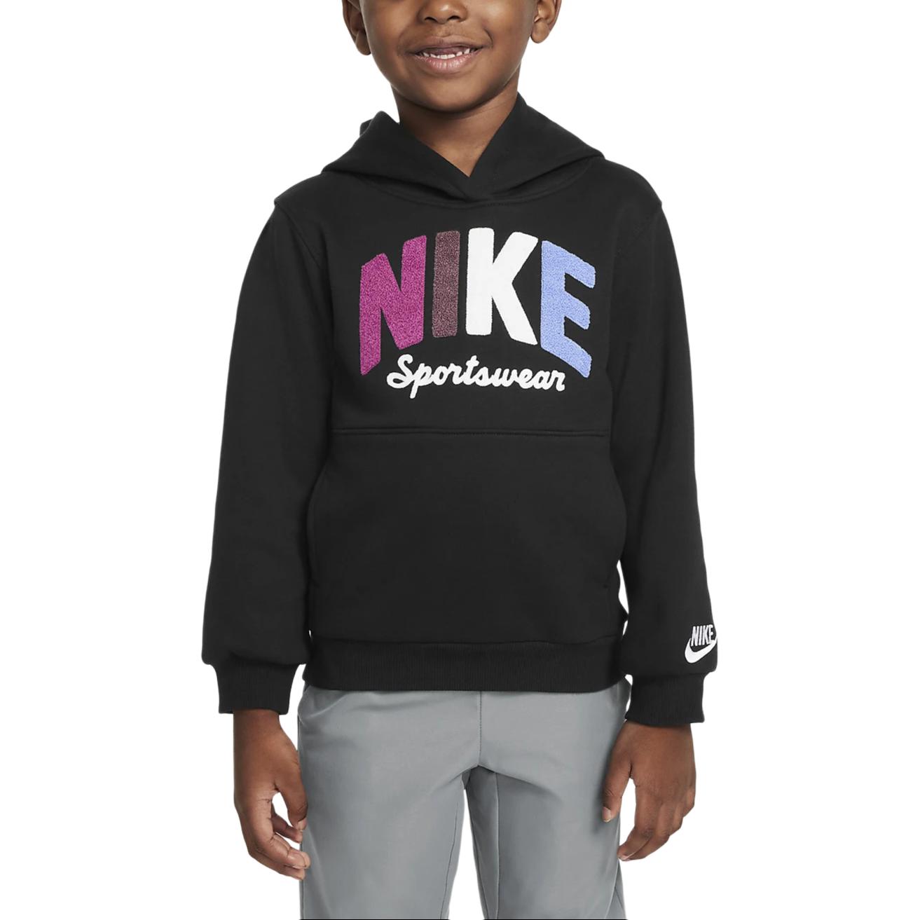 Детская толстовка Nike Sportswear Powder Play (черная)