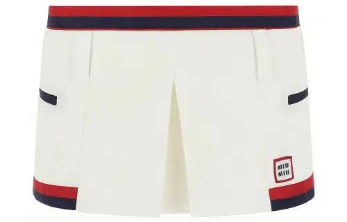 MIU MIU FW22 Casual Short Skirts Women's White