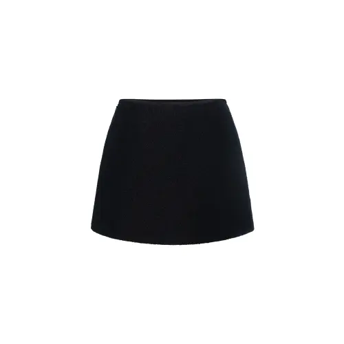 MIU MIU FW22 Casual Short Skirts Women's Black