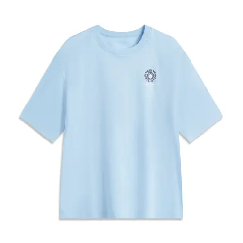 Li Ning Sports Life Collection T Shirt Women's Aurora Blue
