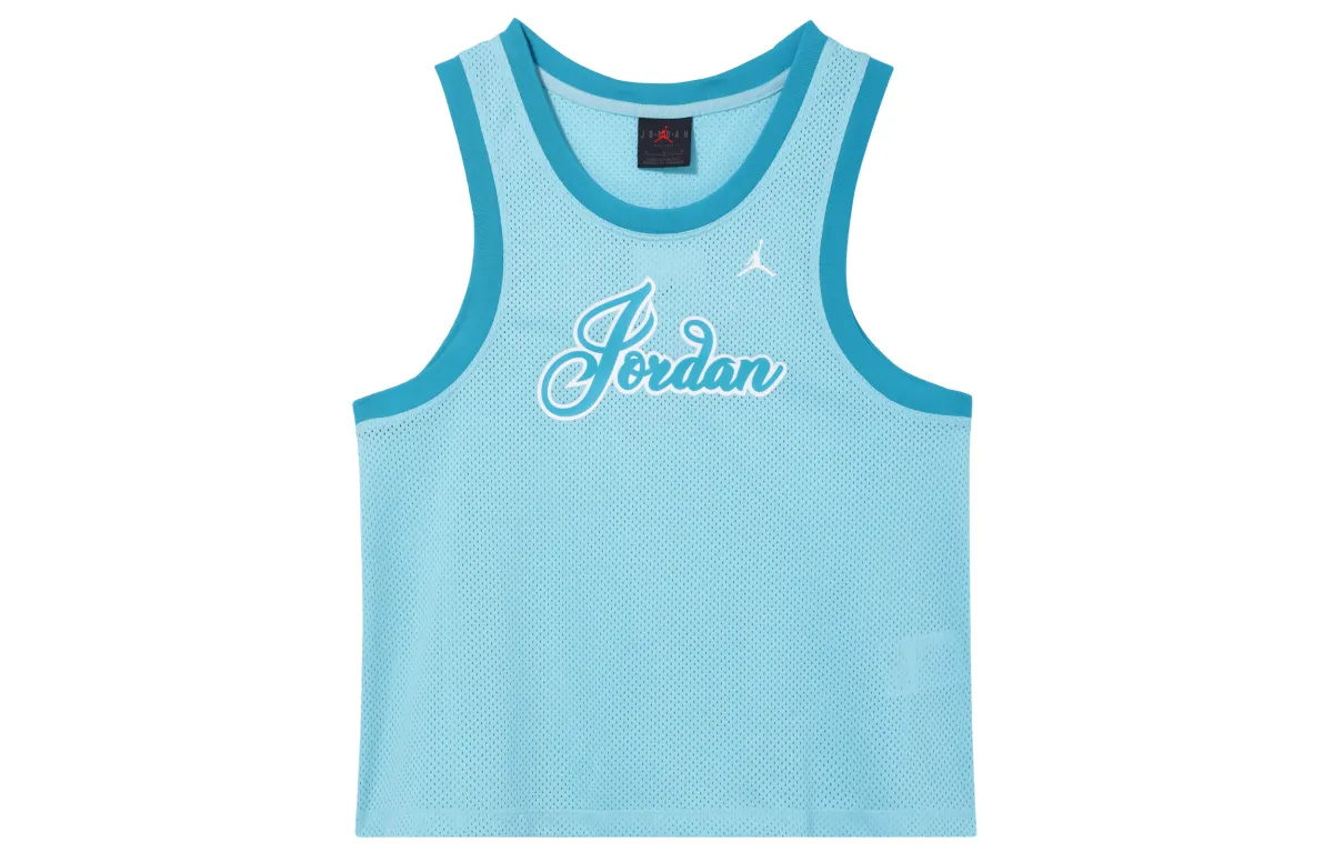 Jordan Sleeveless Sports Shirts Women's Light Blue