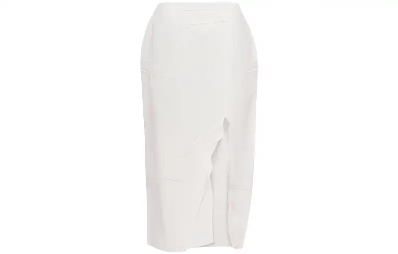 PRADA SS23 Casual Long Skirt Women's White