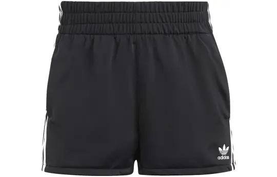 Adidas Originals 3 STR Sports Shorts Women's Black Moderate Bermuda Shorts