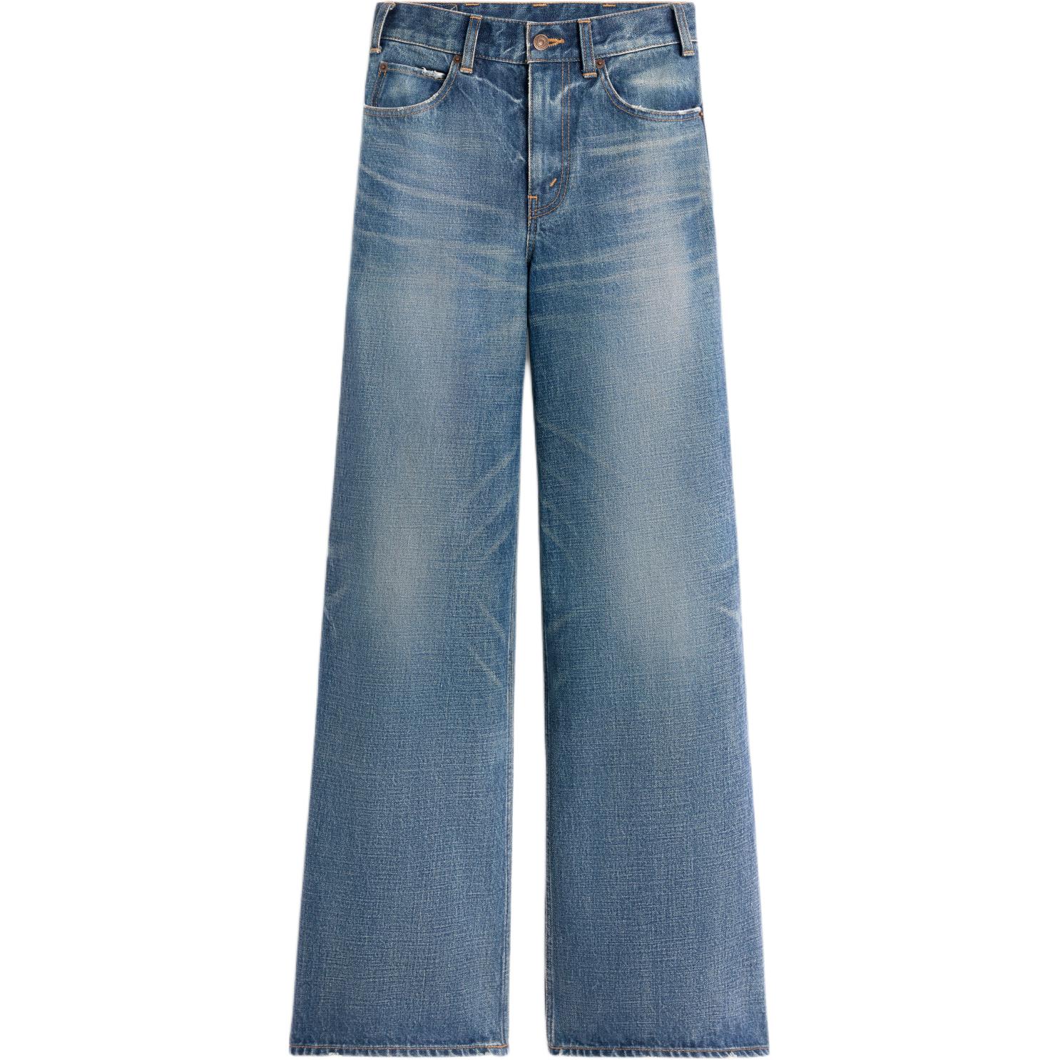 Женские джинсы CELINE SS26 Flared Denim (синие)