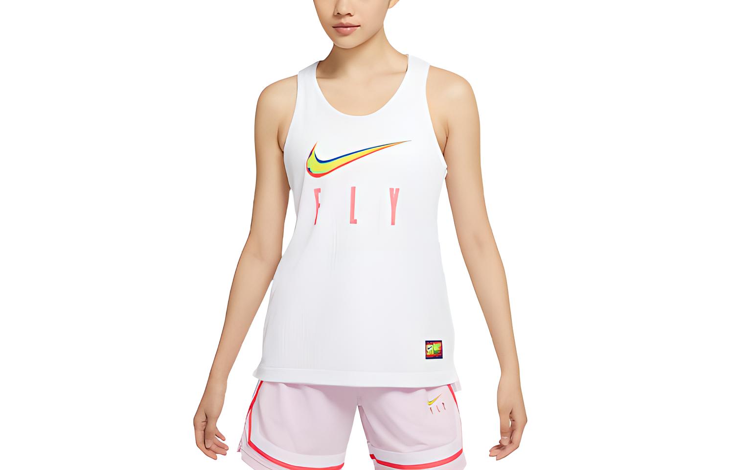 Nike Basketball Jerseys Women’s White Crew Neck Moderate