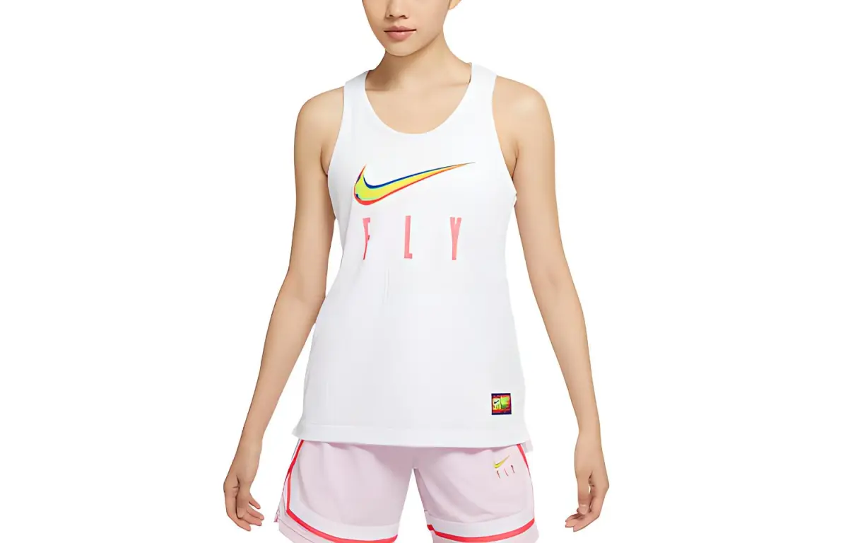 Nike Basketball Jerseys Women's White Crew Neck Moderate