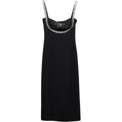 PRADA FW24 Slip Dress Women's Black