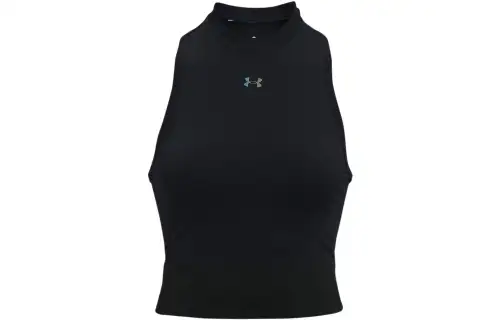 Under Armour RUSH Sleeveless Sports Shirts Women's Black Racerback