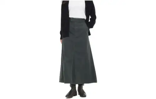 UNIQLO Casual Long Skirts Women's Dark Gray Mid Length Other