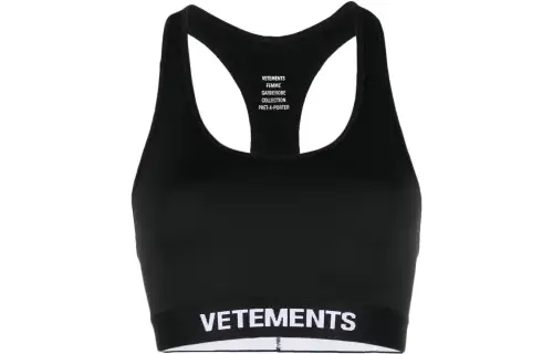 Vetements Stretch-design Logo Bra