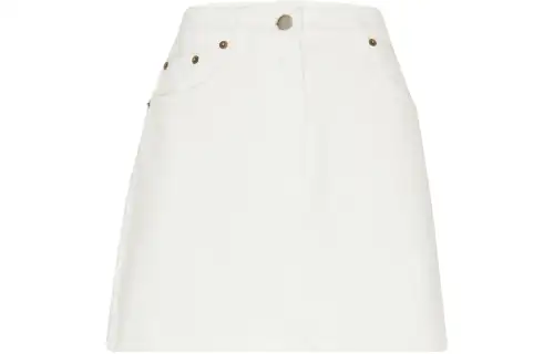 Prada denim mini skirt