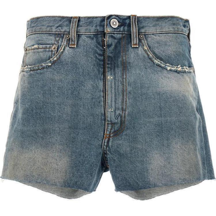 Maison Margiela Raw Cut Denim Shorts