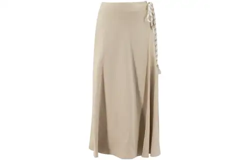 Loro Piana Casual Long Skirts Women's Khaki Mid Length Other