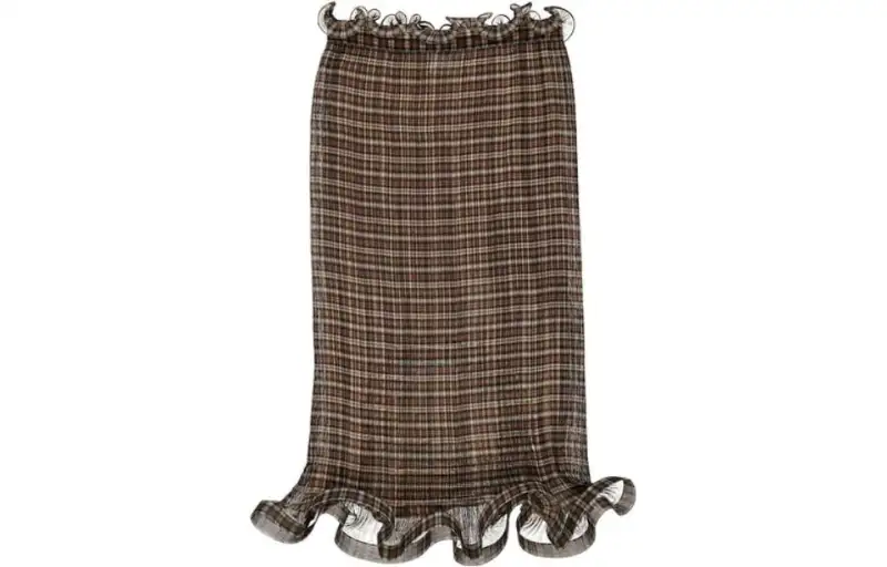Burberry Casual Long Skirt Women's Red