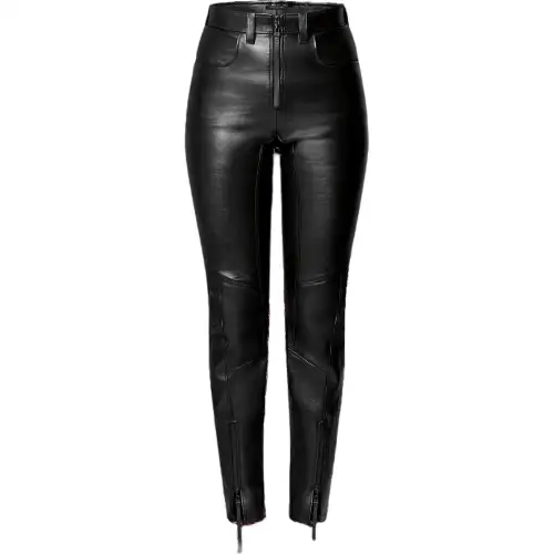 LOUIS VUITTON Zipper Detail Biker Pants