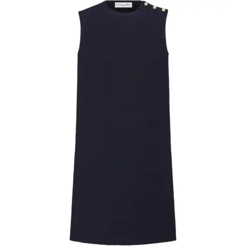 DIOR Sleeveless Dress Women's Marine Blue