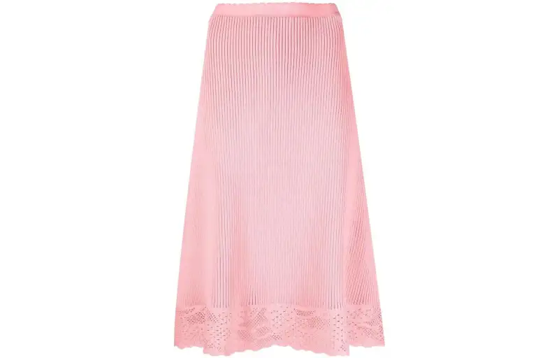 【Previous Season】pointelle-knit skirt