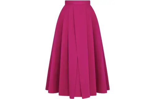 DIOR SS23 Casual Long Skirt Women's Rose Red
