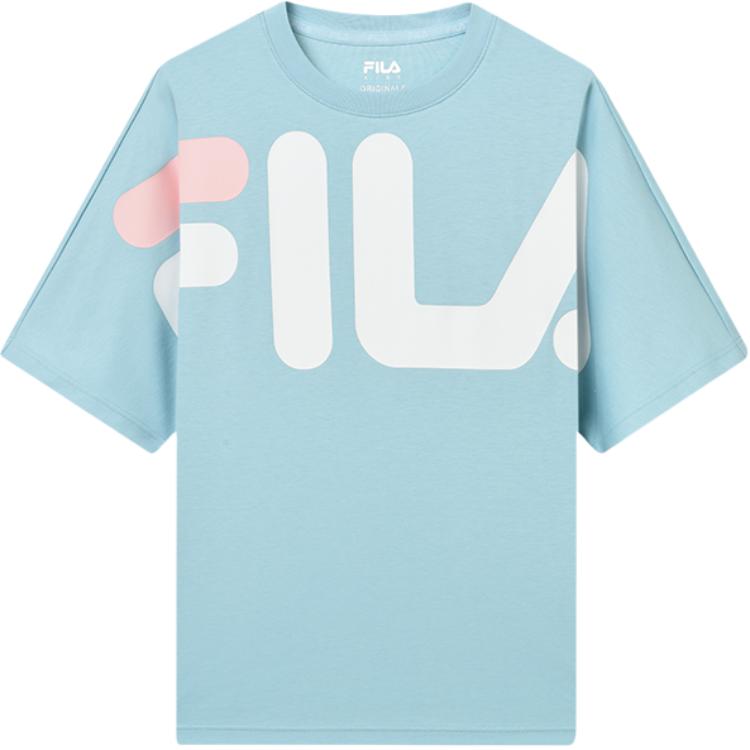 Женская футболка FILA KIDS (голубая)