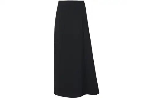 THE ROW Casual Long Skirts Women's Black Moderate Long A Line Skirt