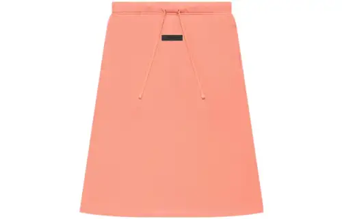 Fear Of God Essentials Women's French Terry Long Skirt Coral