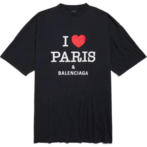 Balenciaga FW24 Short Sleeved Dress Regular Fit Women's Black