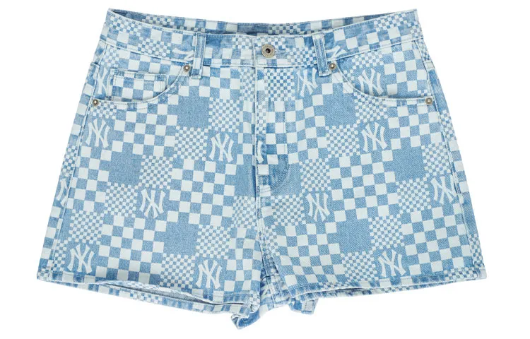MLB Denim Shorts Women's Light Blue