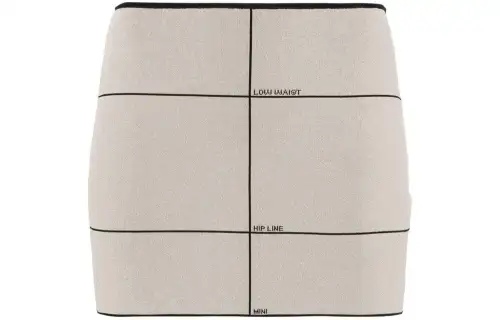 Vetements motif-print mini skirt