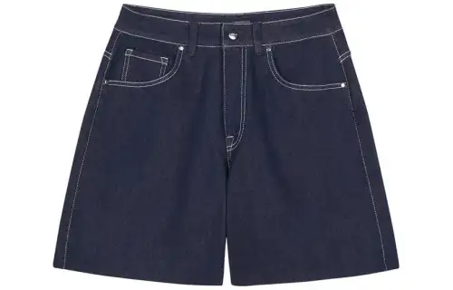 Skechers Denim Shorts Women's Marine Blue Moderate Other