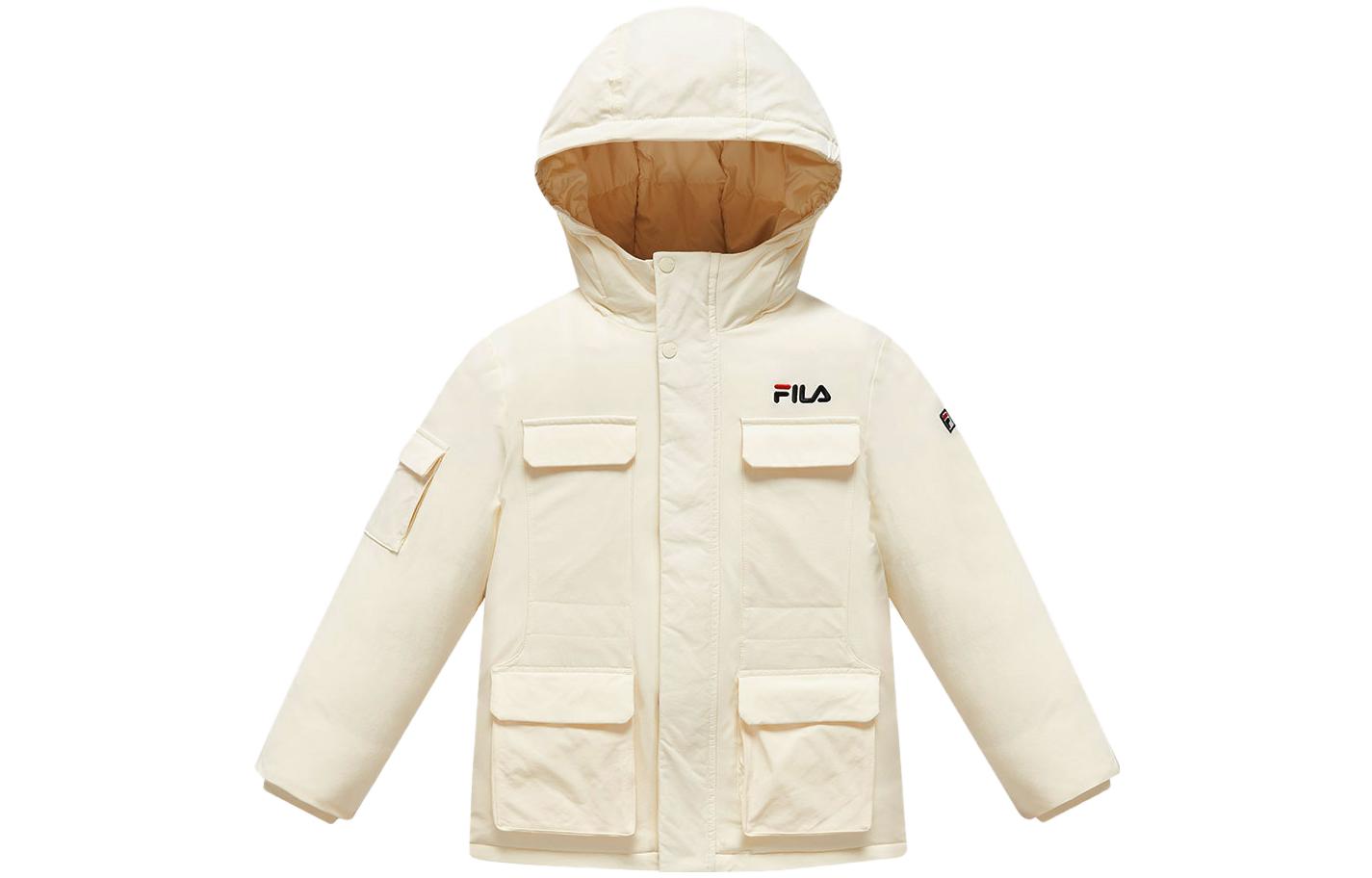 Детский пуховик Fila Kids (молочный)