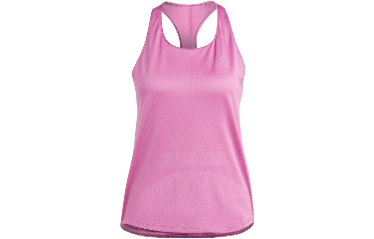 Adidas Sleeveless Sports Shirts Women's Pink Racerback