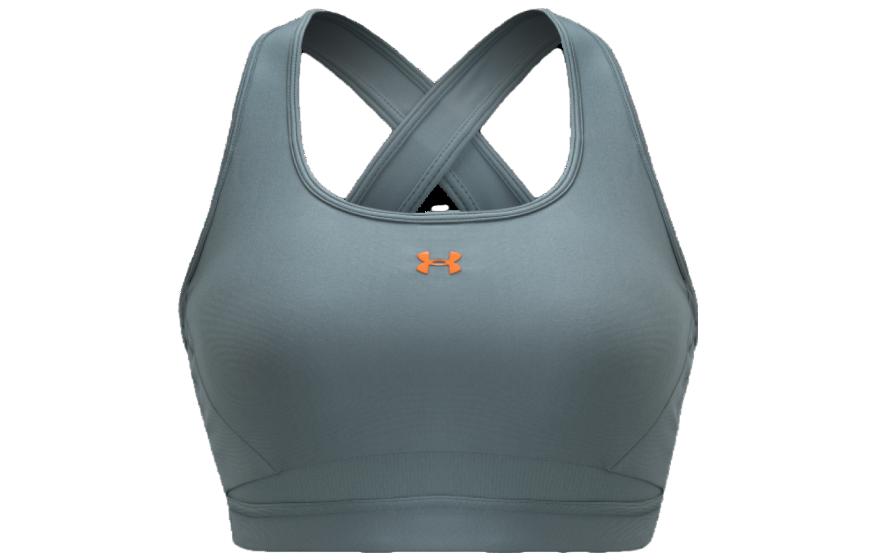 Under Armour Crossback Sports Underwear Women’s Asphalt Gray Green Moderate