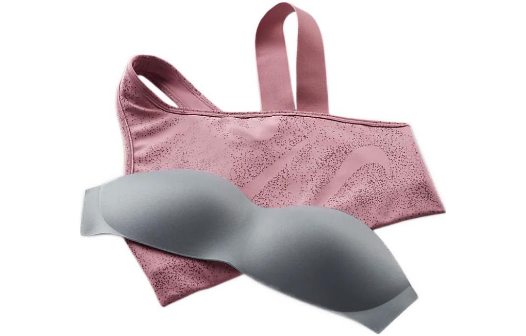 Nike Asymmetrical fuchsia sports bra, with your logo imprint