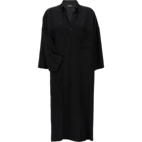 Balenciaga Wrap Midi Dress