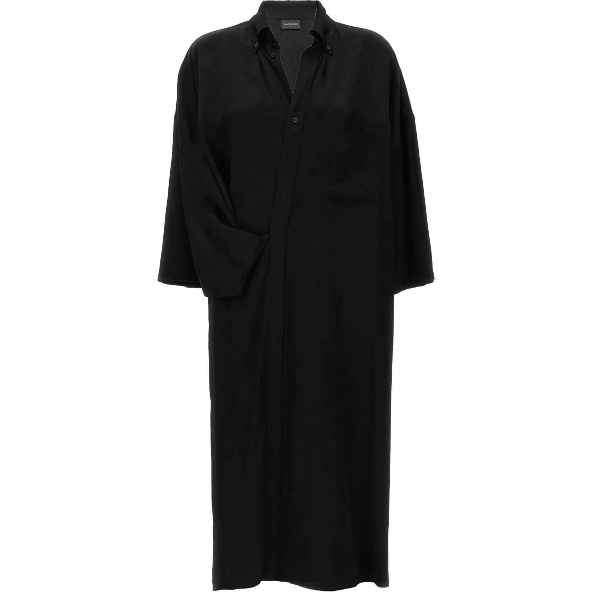 Balenciaga Wrap Midi Dress