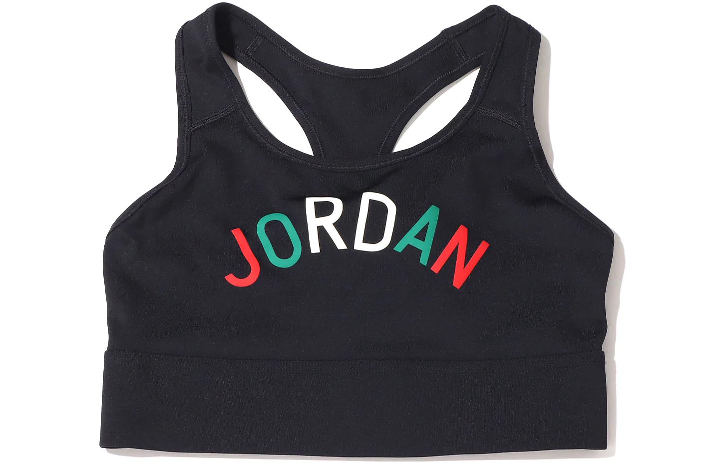 Jordan Women's Nina Chanel Abney Sports Bra Black/University Red