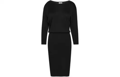 SAINT LAURENT Backless Long Sleeved Dress
