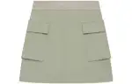 Fear Of God Essentials SS22 Casual Long Skirts Women's Gray Green Mid Length A Line Skirt