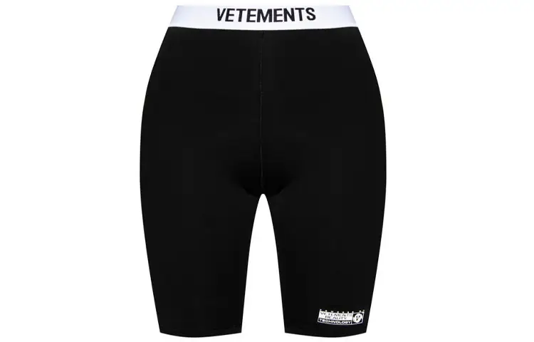 Vetements Cycling Pants Women's Black Moderate