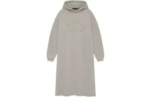 Fear of God Essentials Logo-embellished Fleece Hoodie Dress