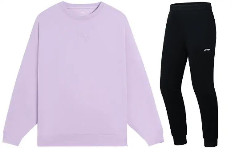 Li Ning Casual Suits Women's Crew Neck Moderate Other