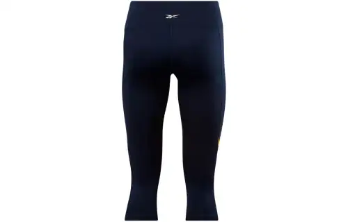 Reebok WOR MESH CAPRI LEGGINGS Sports Pants Women's Marine Blue