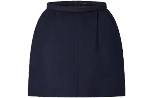 LOUIS VUITTON Casual Short Skirts Women's Dark Blue