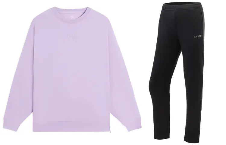 Li Ning Casual Suits Women's Crew Neck Moderate Other
