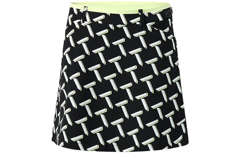 FILA Golf Casual Short Skirts Women's Pitch Black